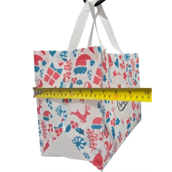 Large Reusable Non-Woven Foldable Lightweight Tote Christmas Gift Bags - NEW - Picture 6 of 8